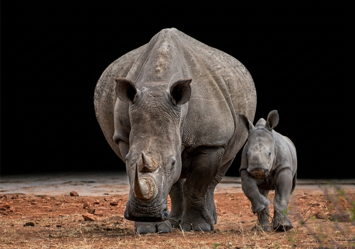 Rhino Canvas Prints